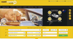 Desktop Screenshot of eastcoastcarrentals.com.au